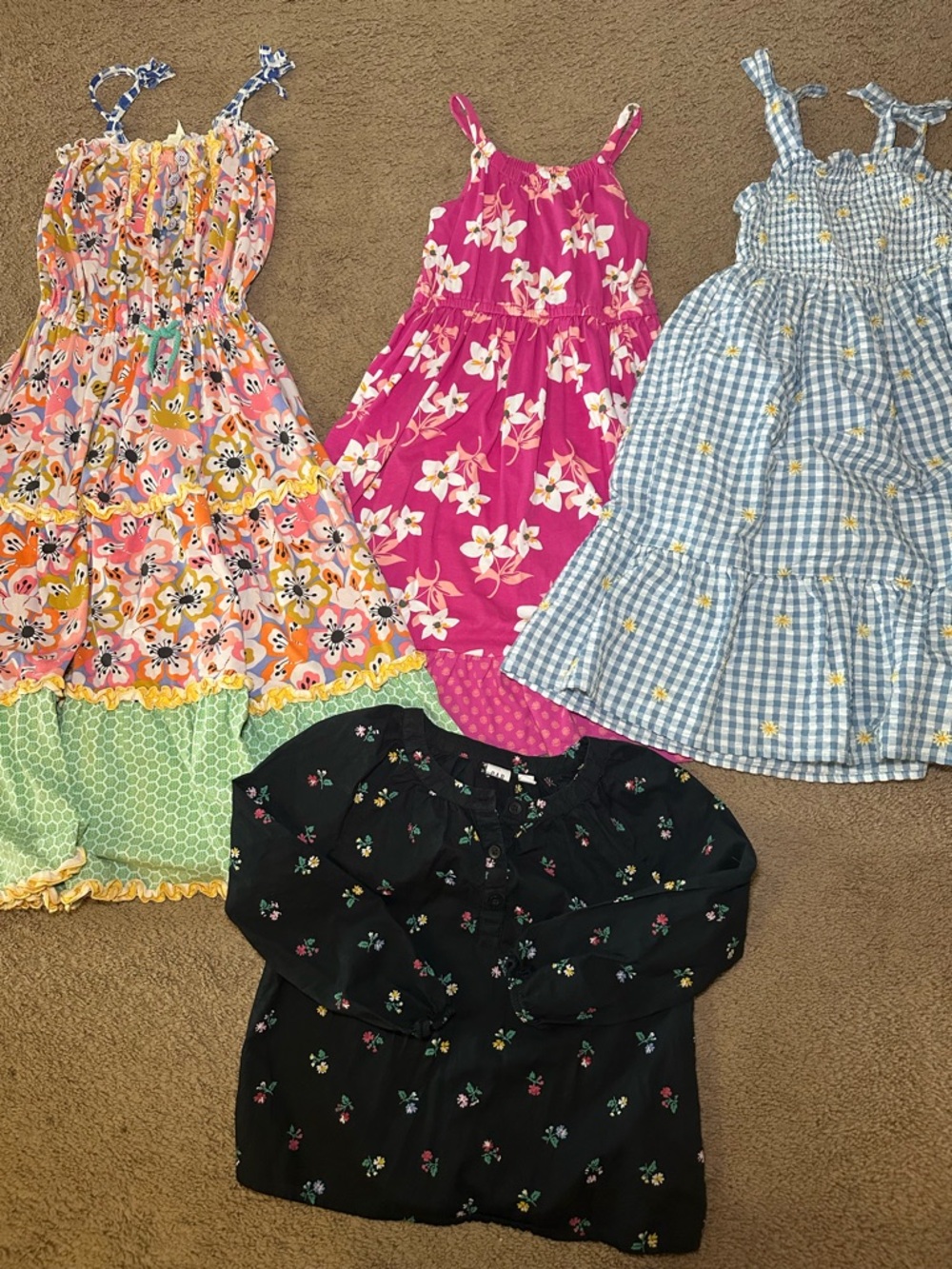 Lot Of Girls Dresses Matilda Jane Carters Size 6 Summer Casual Floral